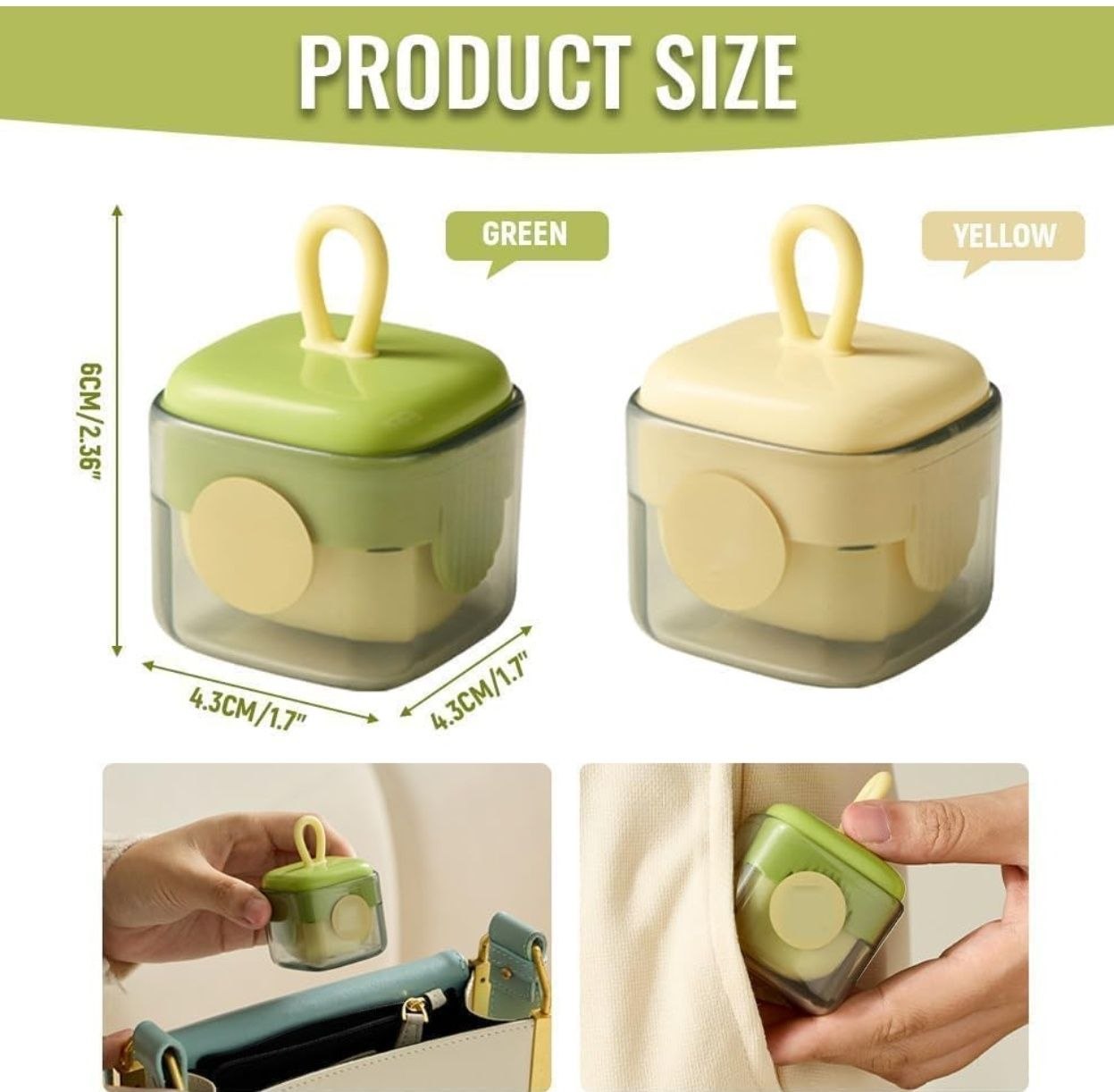 Reusable Eco-Friendly Lint & Dust Roller – Washable Sticky Roller with Hanging Storage Case