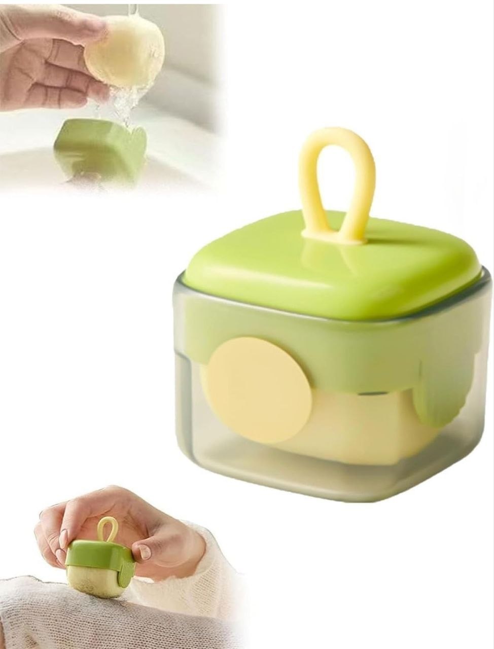 Reusable Eco-Friendly Lint & Dust Roller – Washable Sticky Roller with Hanging Storage Case