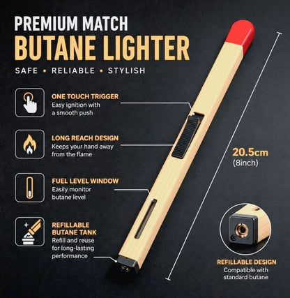 Long Burning Matchstick – Extra Long Safety Match